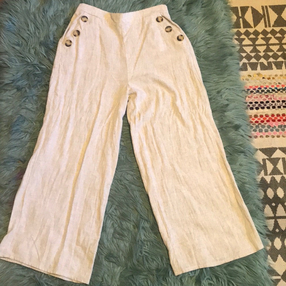 Cropped Wide leg pants from Monteau